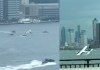 Aterrizaje forzoso de hidroavión en río de Nueva York deja dos heridos leves Aterrizaje forzoso de hidroavión en río de Nueva York deja dos heridos leves. Foto La Hora: RR.SS.
