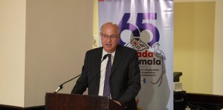 Guatemala mantiene estabilidad, pero el BID insiste en aumentar inversión y crecimiento Ilan Goldfajn, Presidente del Grupo BID visitó Guatemala. Foto La Hora: cortesía BID