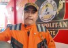 El Galonista II Rogel Mazariegos, integrante de la Sección Aérea de Rescate del Cuerpo Voluntario de Bomberos de Guatemala. Foto La Hora: CVB.