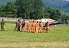 Brigada de rescatistas que realizaron labores de búsqueda por el accidente aéreo en Chimaltenango. Foto La Hora: Bomberos Voluntarios