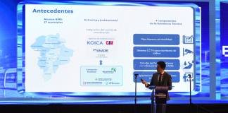 Durante el evento Guatemala se Transforma, organizado por la Cámara Guatemalteca de Comercio, se presentó el diagnóstico de Movilidad Urbana, Foto La Hora: José Orozco.
