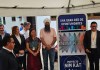 El Secretario de Estado para el Desarrollo Internacional, Randeep Sarai (al centro) visitó proyectos en Guatemala. Foto La Hora: cortesía Embajada de Canadá