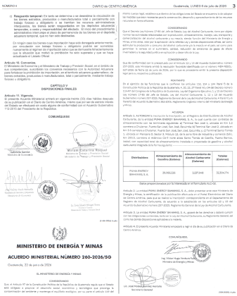 Acuerdo Ministerial 377-2026 del Ministerio de Econom&iacute;a