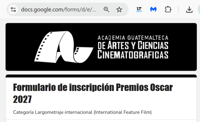 formulario cine