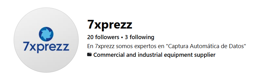 En redes sociales, 7xprezz Corp se promociona como una empresa experta en captura automática de datos.