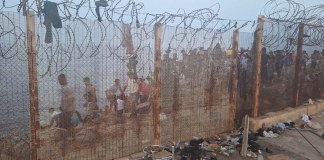 Crisis migratoria en Ceuta, España
