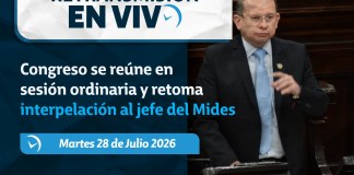 Retransmisión: Congreso se reúne en sesión extraordinaria y retoma interpelación al jefe del Mides Congreso. Arte La Hora: Alejandro Ramírez.