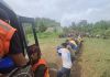 Trasladan ayuda humanitaria a familias afectadas por lluvias en Alta Verapaz, Izabal y Petén Comunidades de tres departamentos que han sido afectadas por inundaciones reciben ayuda humanitaria de parte de la Conred. Foto La Hora: Conred
