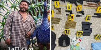 Crimen de escultor: arsenal incautado y detenido que saltó de un segundo nivel podrían estar ligados al ataque. Arte La Hora: Alejandro Ramírez.