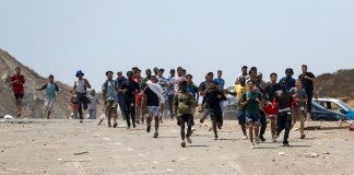 Crisis migratoria en Ceuta España