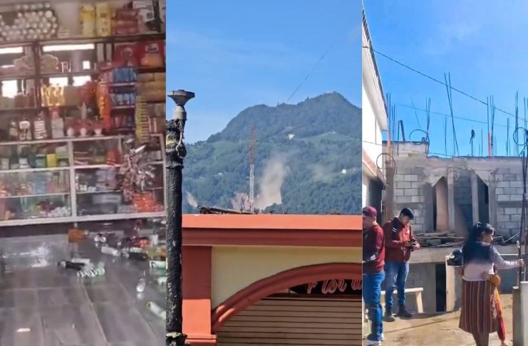 Los videos muestran cómo se vivió el sismo en Guatemala.