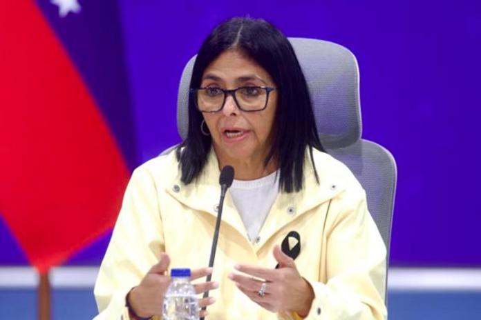 La presidenta encargada de Venezuela, Delcy Rodríguez. Fotografía de archivo. EFE/ Iván Cárdenas
