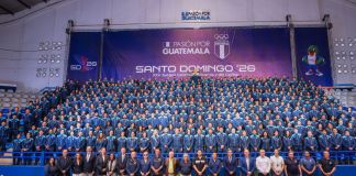 Juramentan a delegación guatemalteca que competirá en los Juegos Centroamericanos y del Caribe, Santo Domingo 2026 Delegación de atletas juramentados para los Juegos Centroamericanos y del Caribe, Santo Domingo 2026. Foto La Hora: COG
