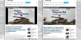 Desnudando por qué no hay infraestructura
