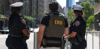 Detienen en Nueva York a hombre que lanzó artefacto explosivo contra edificio federal Detienen en Nueva York a un hombre que lanzo artefacto explosivo contra edificio del ICE y del FBI.