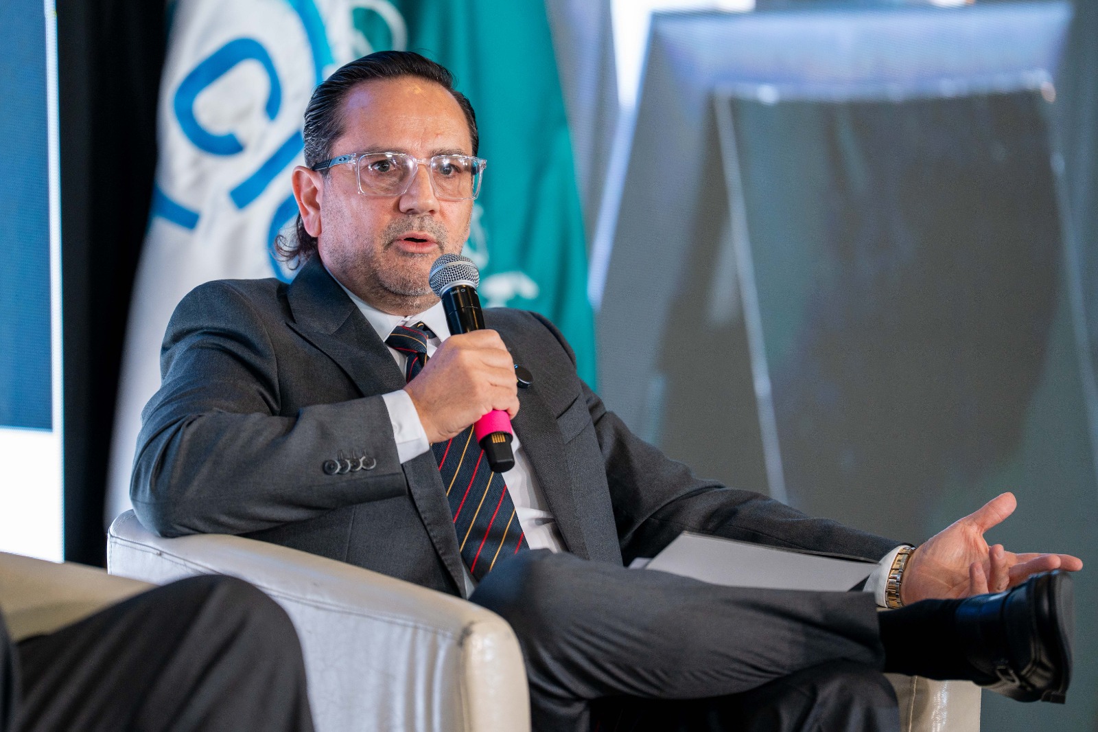 Estuardo Gamalero, director de la Junta Directiva de Bantrab. Foto: cortesía Bantrab.