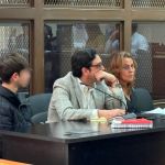 Implicado en secuestro de odontólogo Julio Amilcar Martinez Murillo en el Juzgado de Mayor Riesgo B. Foto La Hora: Roberto Cordón