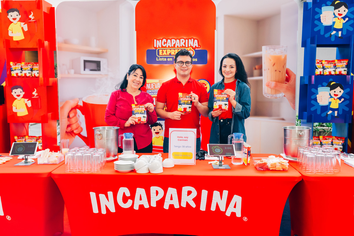 La nueva presentación de Incaparina Express combina la practicidad de preparación en 2 minutos. Foto: Cortesía Incaparina.