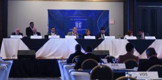 El pleno de magistrados del Tribunal Supremo Electoral (TSE). Foto La Hora: José Orozco