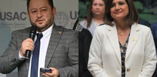 Vicepresidenta presenta denuncia en el MP por campaña que la vincula con Walter Mazariegos La vicepresidenta pidió al Ministerio Público investigar el origen de publicaciones que la relacionan con el rector de la Usac.