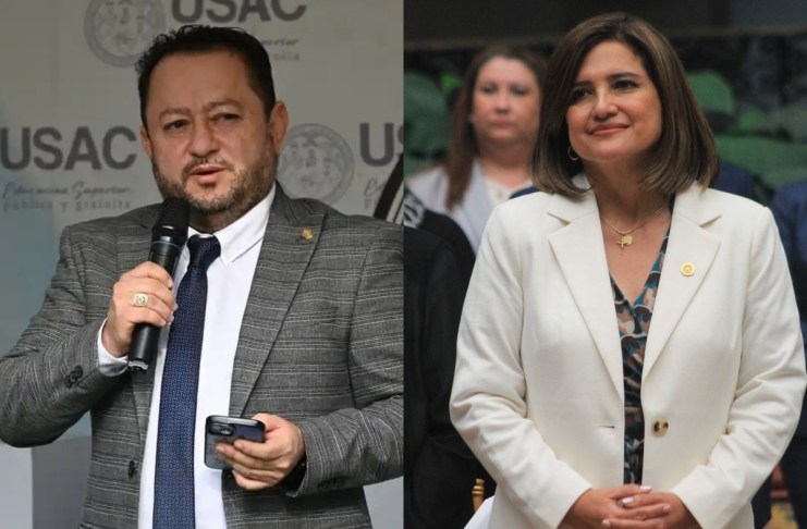 Vicepresidenta presenta denuncia en el MP por campaña que la vincula con Walter Mazariegos La vicepresidenta pidió al Ministerio Público investigar el origen de publicaciones que la relacionan con el rector de la Usac.