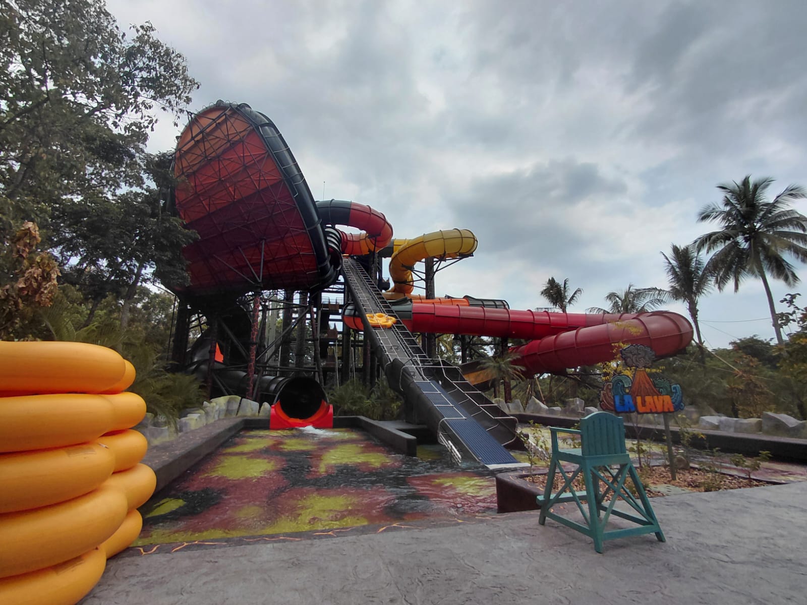 La Lava es el nombre de una de las atracciones del nuevo parque. Foto La Hora: Víctor García.