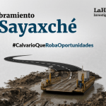 Libramiento en Sayaxché