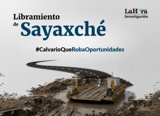Libramiento en Sayaxché