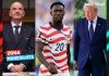«Recibí una llamada del presidente Donald Trump», asegura Gianni Infantino por el Caso Balogun El presidente de la FIFA, Gianni Infantino, habló sobre la llamada que mantuvo con Donald Trump debido al polémico Caso Balogun.