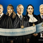 La magistratura integrada por Nester Vásquez, Dina Ochoa, Roberto Molina Barreto, Leyla Lemus y Héctor Hugo Pérez ejerció entre abril de 2021 y abril de 2026. Durante ese período, la CC destinó medio millón para la cocina de los magistrados. Diseño La Hora: Roberto Altán.