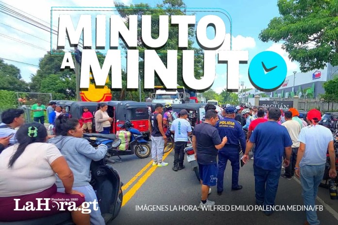 Bloqueo Mazatenango -Suchitepéquez