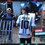 El fervor por Lionel Messi y la selección de Argentina se apoderó del mercado de La Terminal en la Ciudad de Guatemala.