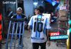 El fervor por Lionel Messi y la selección de Argentina se apoderó del mercado de La Terminal en la Ciudad de Guatemala.