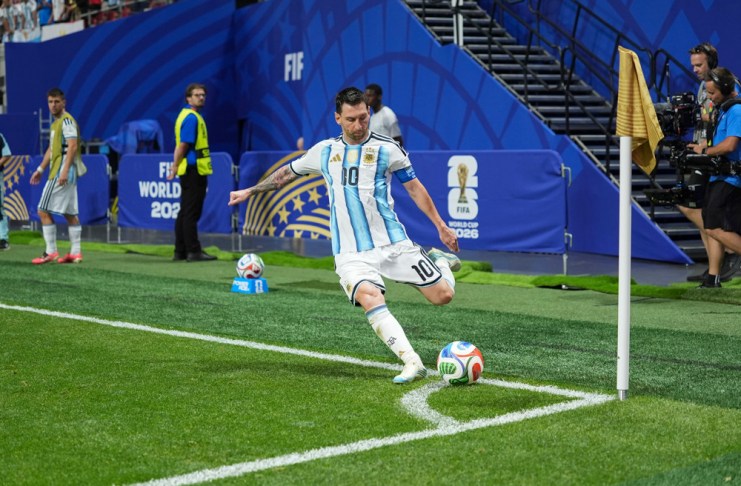 Los partidos en los que juega Messi genera altibajos en la demanda de energía. Foto La Hora: EFE
