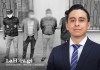 Jorge Miguel Castillo (derecha). A la izquierda, imagen de la captura de dos abogados, entre ellos, Luis Fernando Chacón Pivaral, abogado de Castillo involucrado en un caso de 2021.