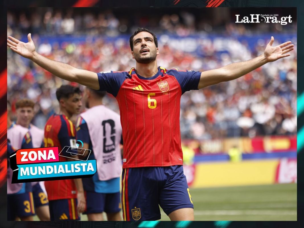 España, con un gol de Mikel Merino al minuto 88, venció 2-1 a Bélgica en los cuartos de final del Mundial 2026.