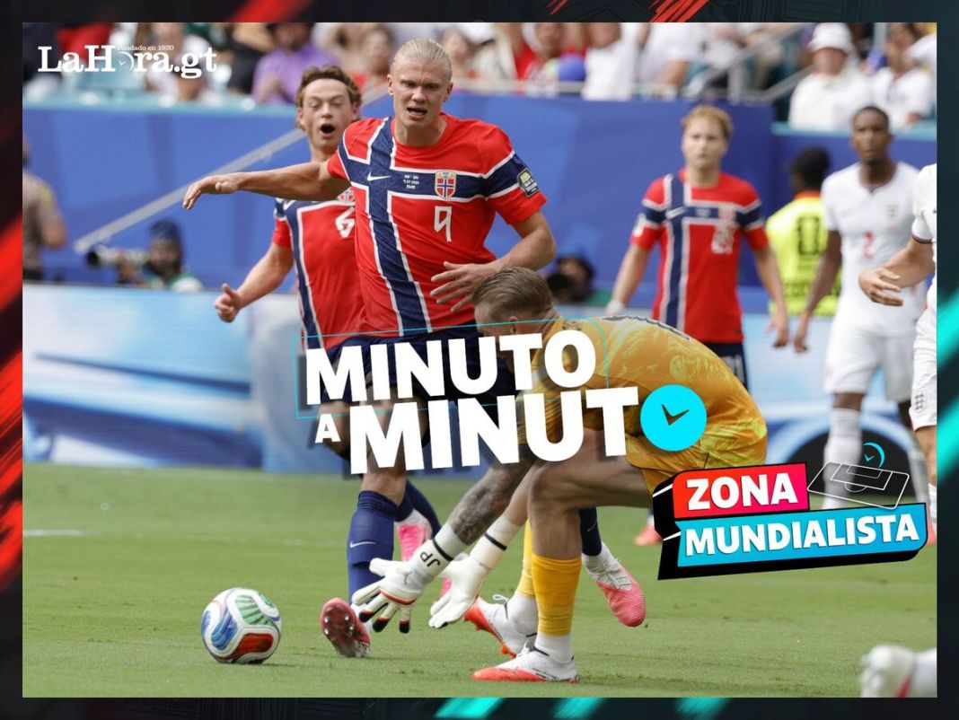 Noruega vence a Inglaterra Inglaterra y Noruega, con goles de Jude Bellingham y Andreas Schjelderup, igualan 1-1 en los cuartos de final del Mundial 2026.