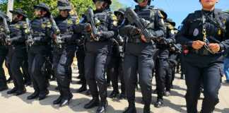 Graduación de 162 policías fortalece el Comando de Operaciones Antinarcóticas contra el crimen organizado La Policía Nacional Civil se refuerza con la graduación de un comando antinarcótico. Foto: PNC. Foto La Hora: Cortesía MINGOB