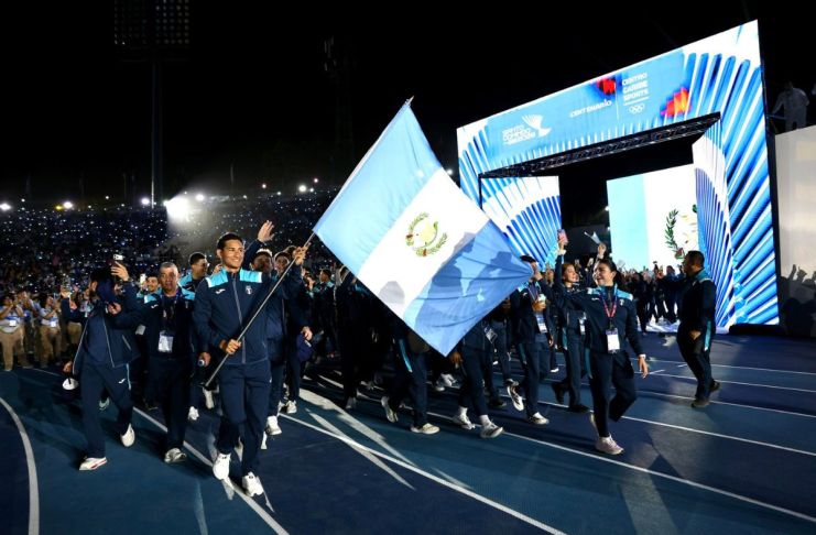 Participación de Guatemala en la ceremonia de inauguración de los Juegos Centroamericanos y del Caribe Santo Domingo 2026. Foto La Hora: COG