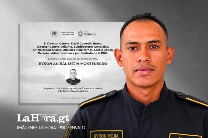 La Policía Nacional Civil (PNC) lamentó el fallecimiento de uno de sus agentes, quien perdió la vida en cumplimiento del deber en Amatitlán.