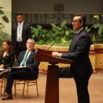 Autoridades presentaron detalles del Presupuesto 2027. Foto La Hora: Daniel Ramírez