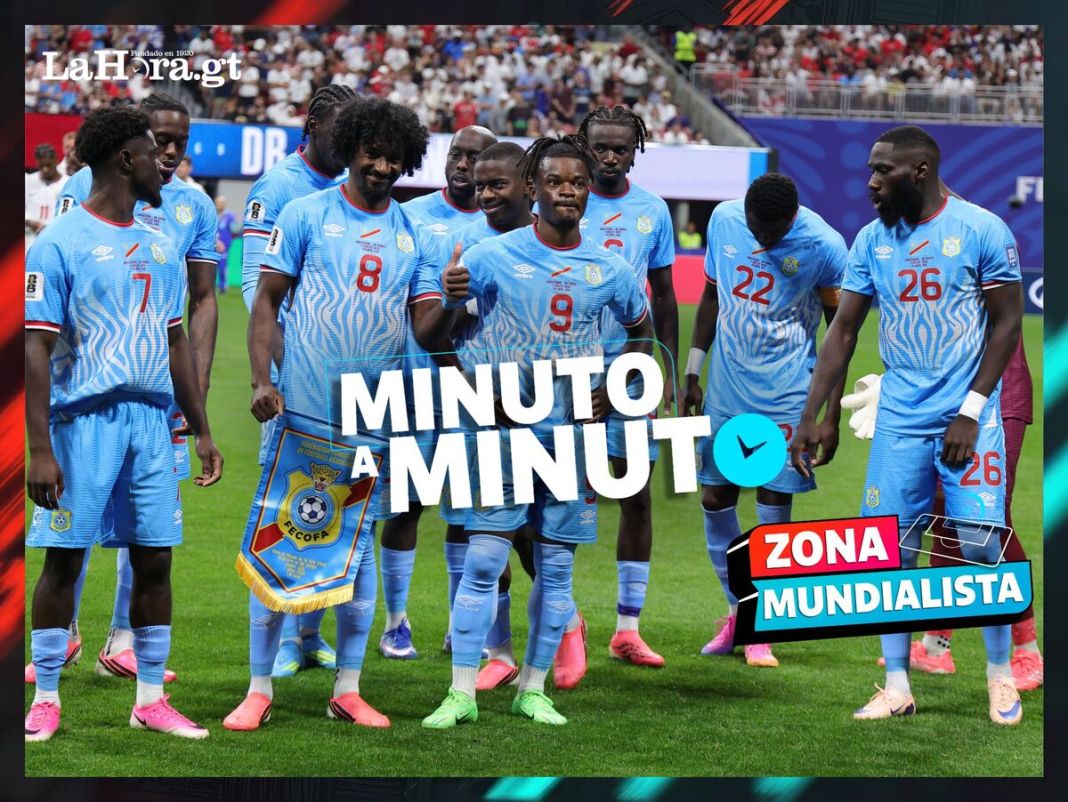 La República Democrática del Congo vence 1-0 a Inglaterra en los dieciseisavos de final del Mundial 2026.