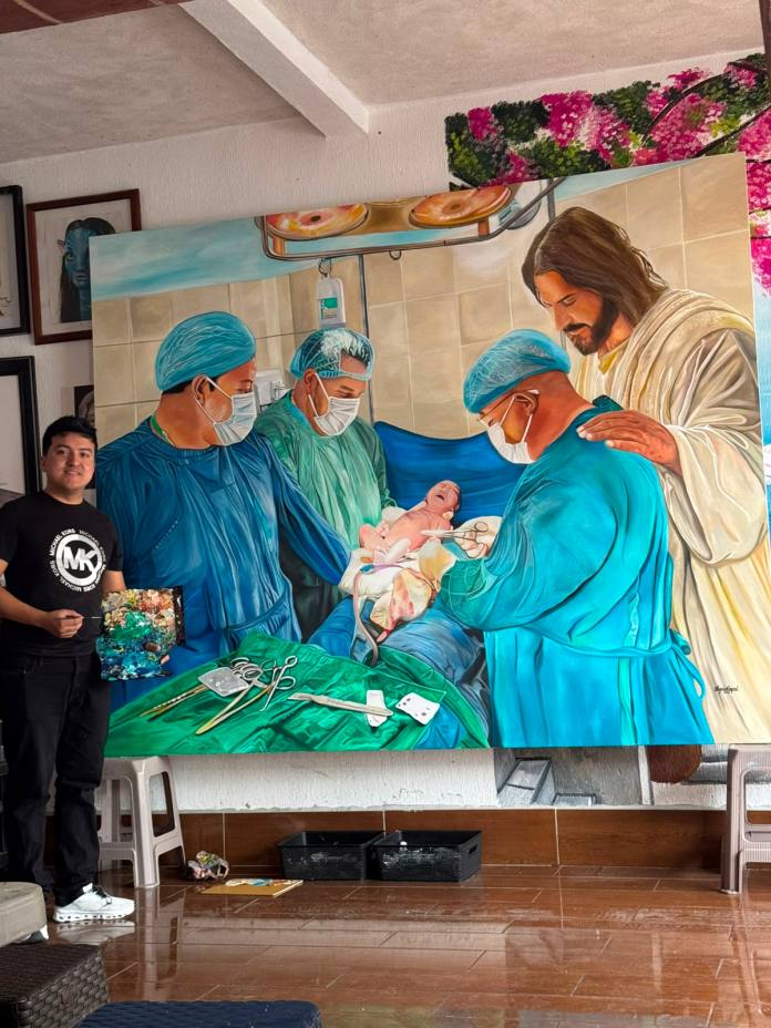 Desde los tres años descubrió su pasión por el dibujo; hoy, Alejandro Requena comparte su arte con seguidores de distintas partes del mundo. Foto La Hora: Alejandro Requena.