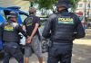Salvadoreño alias "Zapatón" capturado en Escuintla. Foto La Hora: PNC