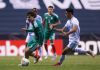 Selección sub-20 de Guatemala y México durante enfrentamiento del Premundial de la Concacaf. Foto La Hora: X/ Selecciones Nacionales Menores