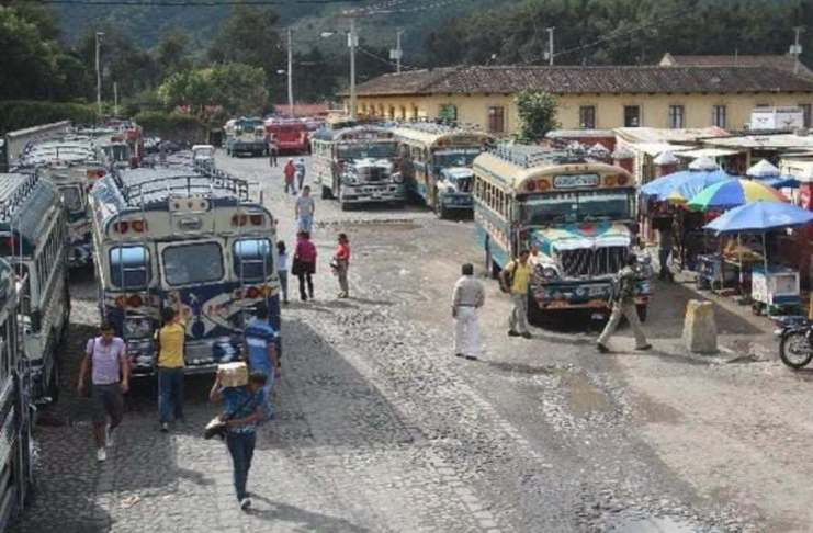 Suspenden servicio de transporte público de la ruta Antigua-ciudad capital