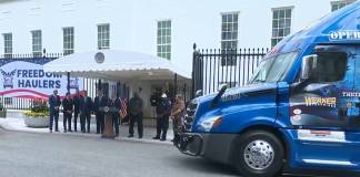 Trump anuncia el reemplazo de pilotos de camiones migrantes no cualificados por veteranos de EE. UU.