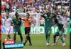 Guiones de película: Una jornada de suspenso, héroes y leyendas en la Copa del Mundo Rostros de una fecha electrizante: el festejo anfitrión en casa y la agonía dictada por el VAR. Foto La Hora: EFE