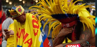 La mística del abismo: ganar es abrazar un milagro; fue un martes de agonía pura La tanda de los penales nuevamente fue cruel con los colombianos que como aquel 2018 quedan así fuera del Mundial. Foto La Hora: EFE