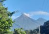 Volcán de Fuego lanza ceniza que alcanza una distancia de 30 kilómetros Actividad constante registrada en el volcán de Fuego. Foto La Hora: Conred